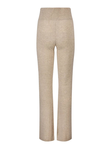 Vera Cashmere Pants - Beige Melange