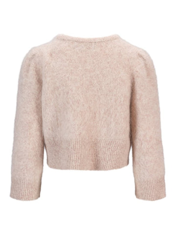 Ivy Chunky Cardigan - Beige Melange