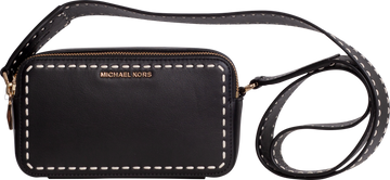 Sm Dbl Zp Camra Chain Xbody - Black