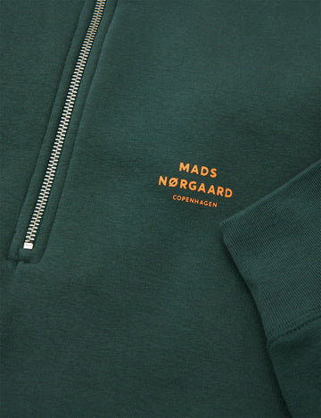Standard Half Zip Logo Sweat - Darkest Spruce