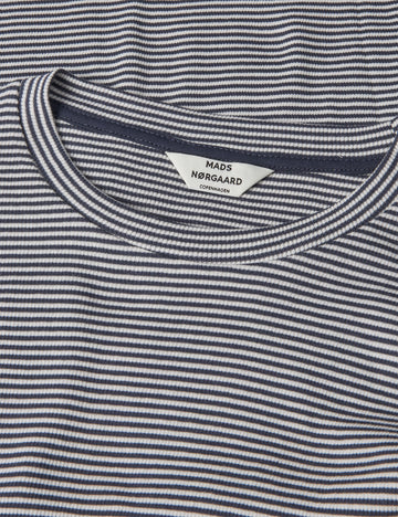 2X2 Cotton Stripe Tuba Tee Ls - Parisian Night/Vanilla Ice