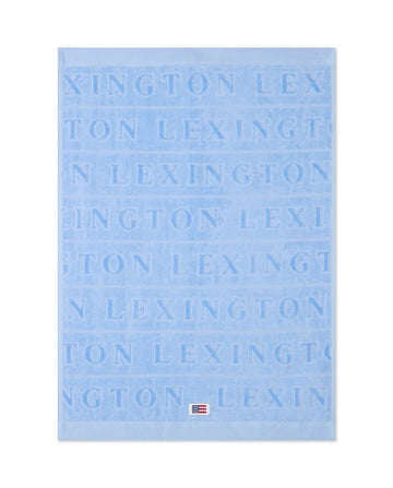 Velour Jacquard Logo Towel 70X130 - Blue Sky