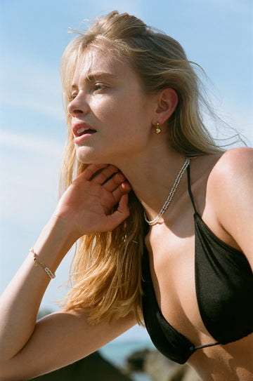 Drop Of Gold Earring - Gold