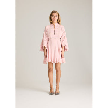 Lita Dress - Pale Mauve Roses