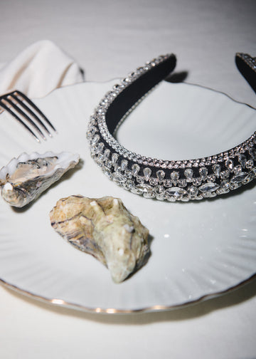 Day Crystal Hair Band - Silver