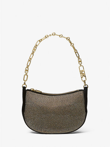 Sm Bracelet Pouchette Suede - Black