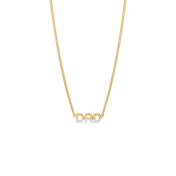 Dad Necklace - Gold/Silver