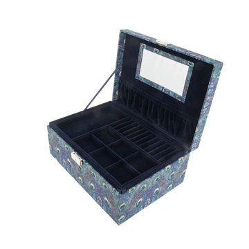 Jewelry Box Square Mw Liberty - Peacock