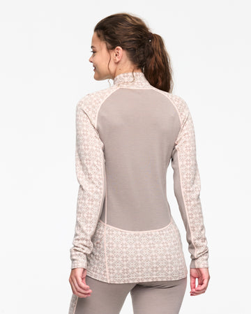Rose Light Half Zip - Light Warm Grey
