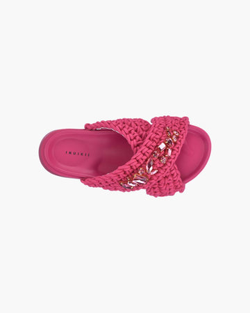 Woven Stones - Fuchsia