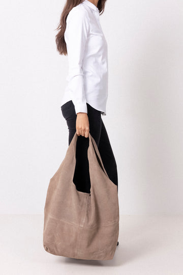 Suede Dalliea Bag - Adobe
