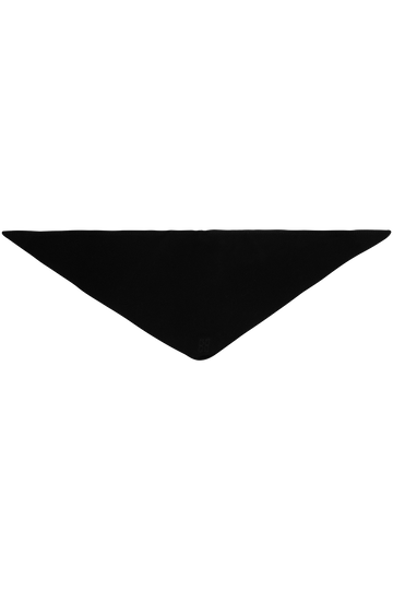 Victoria Wool Cashmere Scarf - Black
