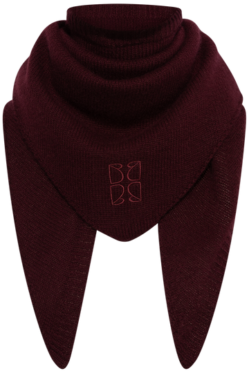 Victoria Wool Cashmere Scarf - Wine