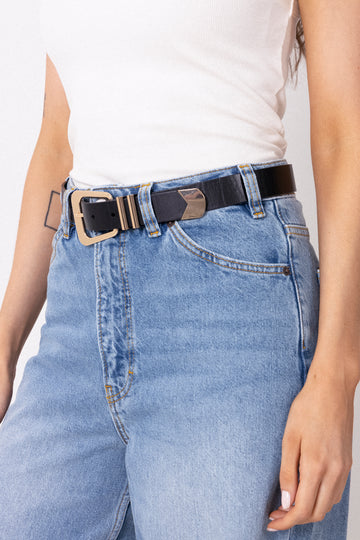 Bennet Belt - Black Gold