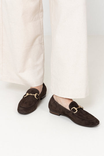 A1918 - Chocolate Brown Suede