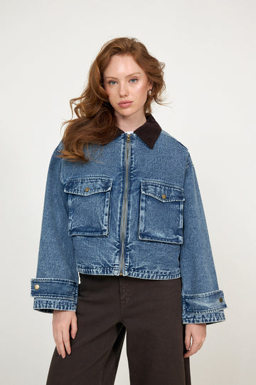 Rikke Denim Jacket - Blue