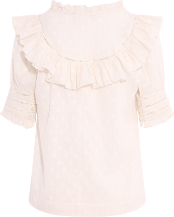 Adira Blouse - Powder White