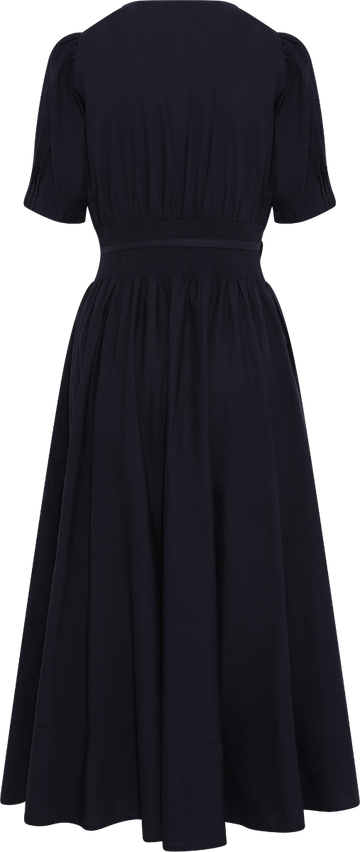 Maria Dress - Marine Poplin