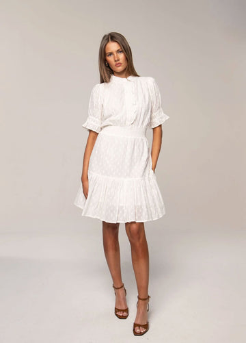 Millie Dress - Powder White