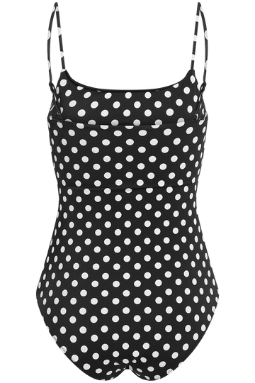 Callanta Dot Swimsuit - Black