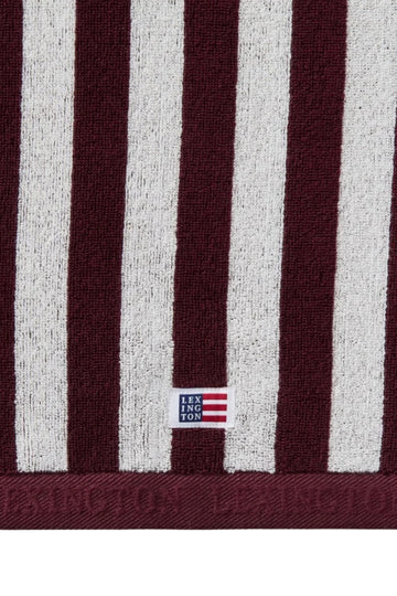 Striped Terry Towel 70X130 - Fudge/Snow White