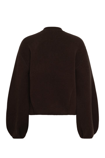 Gzvictora Cardigan - Ganache