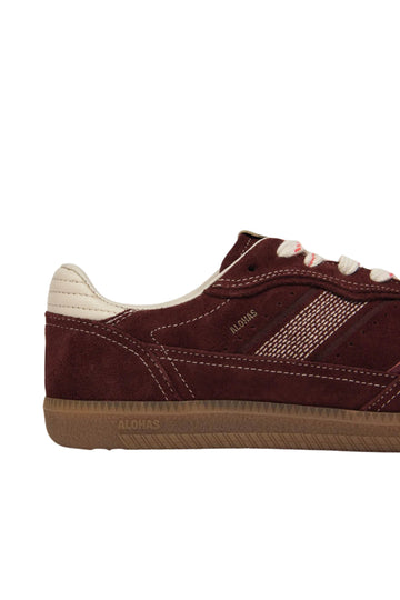 Tb.490 Rife Leather Sneakers - Burgundy Cream