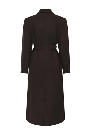 Gzvenja Long Coat - Ganache