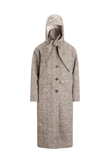 Regntid Coat - Brown Herringbone