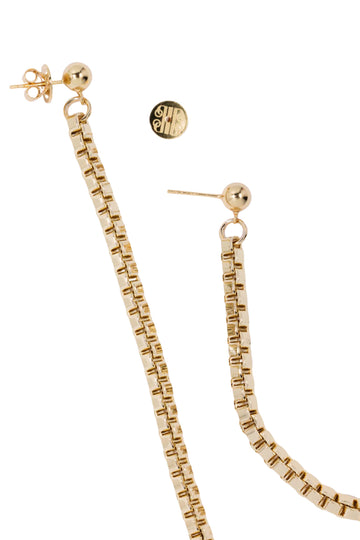 Chain Earrings - Gold