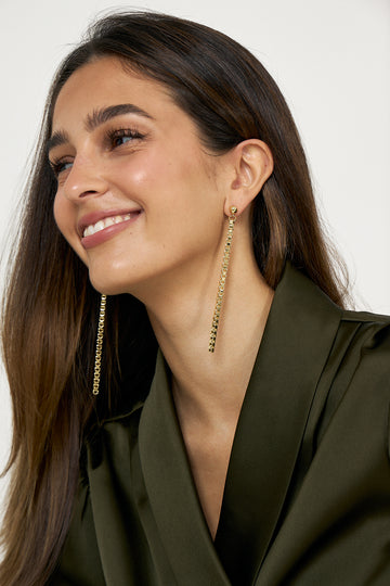 Chain Earrings - Gold