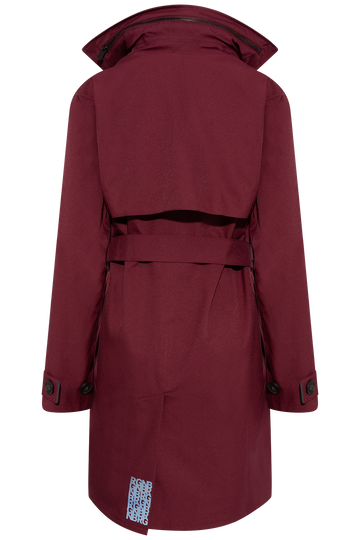 Yr'En Coat - Wine Red