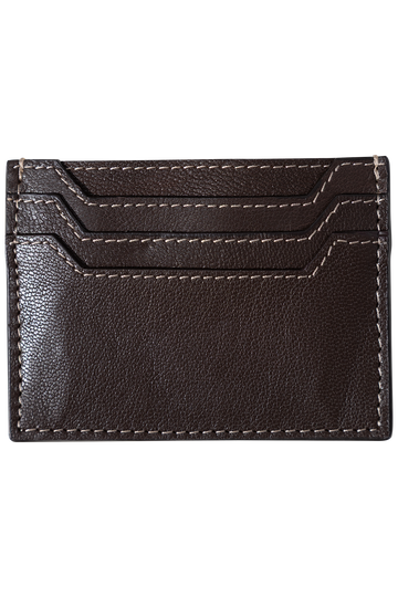Nappa Card Holder - Chocolate Torte