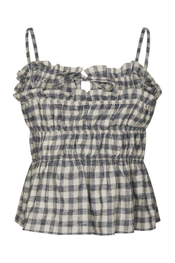 Seylor Check Top - Black