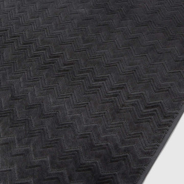 Chalk Bath Mat W/Rubber Bands - Anthracite Grey