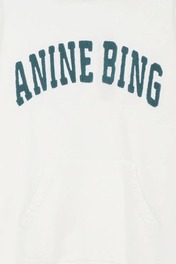 Harvey Sweatshirt - Ivory With Dark Sage
