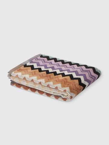 Adam Hand Towel - Black Multicolor