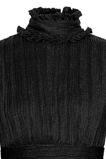 Addison Dress - Black Glitter