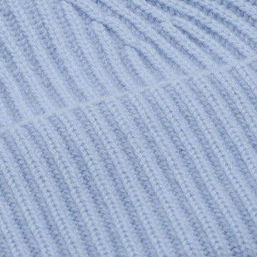 Alba Cashmere Beanie - Light Blue