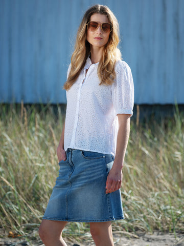 Bella Blouse - White