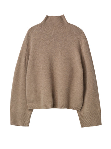 Cape Cod Turtleneck Sweater - Wheat