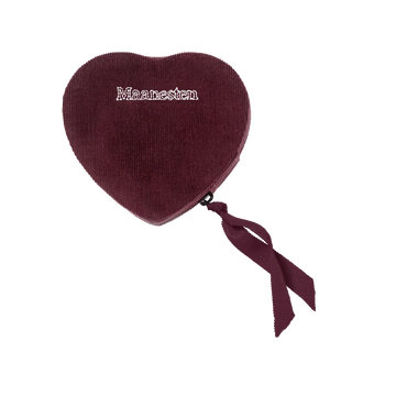 Heart Jewelry Box - Maroon