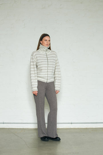James Stripe - Lt Beige/Offwhite