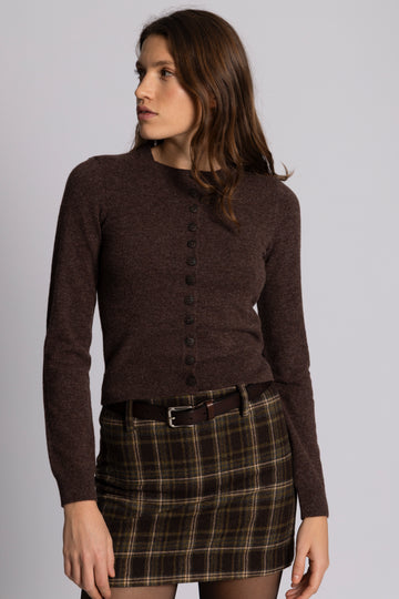 Betty Leather Belt - Dark Brown