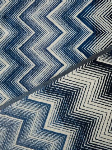 Marea Bath Mat - Blue/White