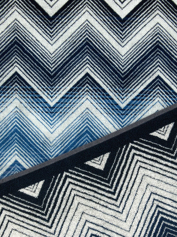 Marea Bath Towel - Blue/White