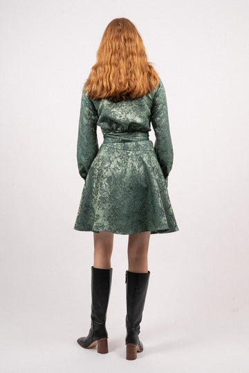 Iza Mini Dress - Green