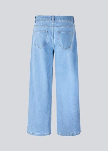 Isolde Solid Pants - Light Blue Wash