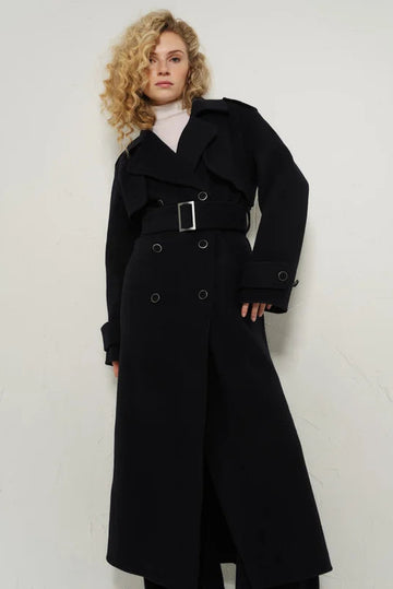 Yua Coat - Navy