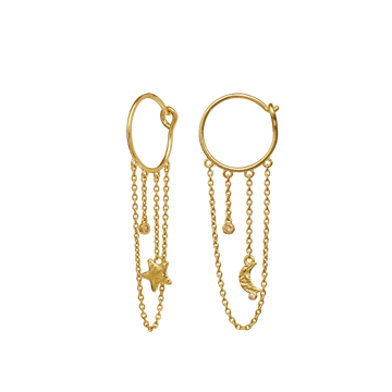 Nisha Earrings - Gold